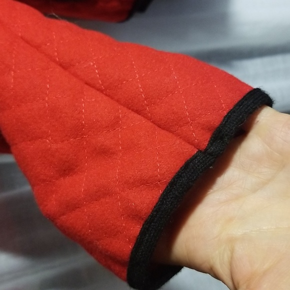 Sz L Beautiful Austrian Made Wool Quilted Jacket - Picture 5 of 9